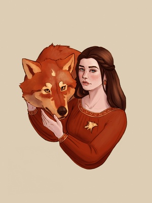 Character Art of Simone and Pyra